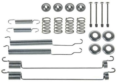 RESORTES PARA ZAPATAS DE FRENADO NISSAN PATHFIND TRW SFK378 JUEGO DODATKOW,  