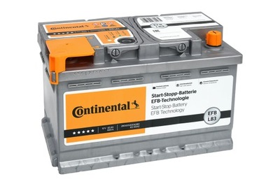 АККУМУЛЯТОР CONTINENTAL 12V 65AH 650A EFB LB3