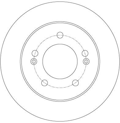 Trw df6144 диск гальмівна фото №1