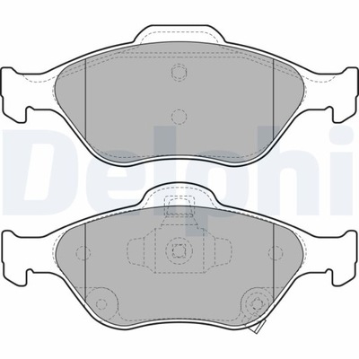 DELPHI LP2005 КОЛОДКИ ГАЛЬМІВНІ