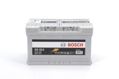 BATERÍA 12V 85AH/800A L- 315X175X190 S5 0092S50110 BOSCH  