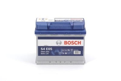 BATERÍA 60AH 640A EFB START-STOP P+ BATERÍA BOSCH 0 092 S4E 051  