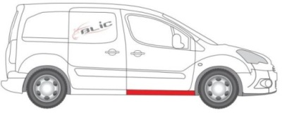 Накладка/ремонт порог blic фото №1