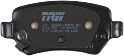 Тормозные колодки тормозные trw задний оригинальные gdb3585 фото №1