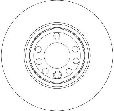 DISCO HAM. OPEL VECTRA C 02- DF4265S TRW TRW DF4265S DISCO DE FRENADO  