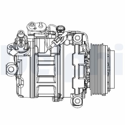 DELPHI CS20547 KOMPRESOR, КОНДИЦИОНИРОВАНИЕ фото