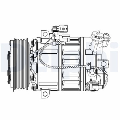 DELPHI CS20477 COMPRESOR ACONDICIONAMIENTO  