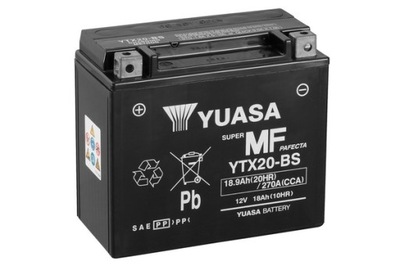 АКУМУЛЯТОР YUASA YTX20-BS