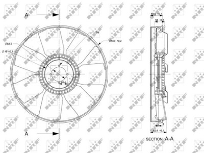 Колесо вентилятора iveco eurocargo 09/2000- фото №1