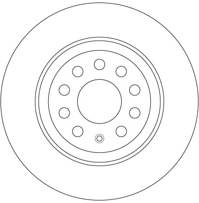 Диск гальмівна trw df6504 фото №1