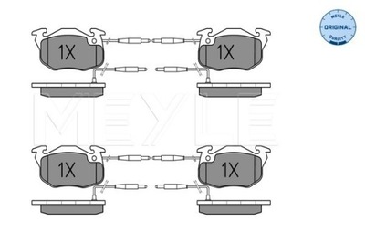 PADS HAM. CITROEN P. AX/ZX 88-97 Z SENSOR 0252141418/W MEYLE  