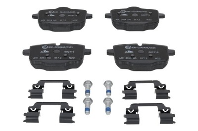 ATE KOMPLEKTAS TRINKELIŲ STABDŽIŲ BMW F10 525-550B/D 10- 13.0460-2716.2 