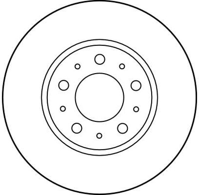 DISC HAM. VOLVO 850 DF2671 TRW TRW DF2671 DISC BRAKE  