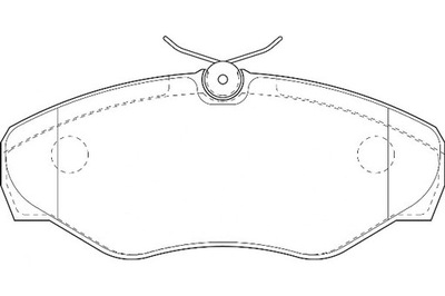 OMNICRAFT 2134876 КОМПЛЕКТ КОЛОДОК ШАЛЬМІВНИХ, HAMU