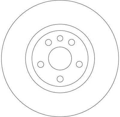 Диск ham. peugeot p. 807/c8 df4257 фото №1