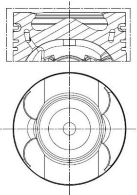 MAHLE 001 PI 00189 000 ПОРШЕНЬ