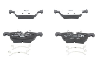 Тормозные колодки тормозные задняя ate volvo s60 iii s90 ii v60 ii фото №1