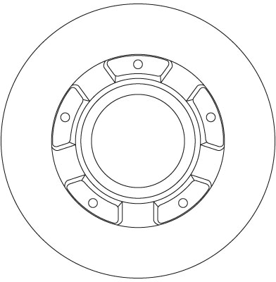 TRW DF6510S DISCO DE FRENADO  