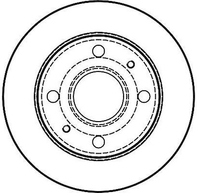 ДИСК HAM. DAIHATSU DF4070 TRW TRW DF4070 ДИСК ТОРМОЗНОЙ