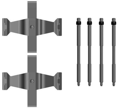 JUEGO INST. ZAPATAS DE FRENADO BMW P. 3- 5- 6- 7- 8- X5- X6- X7 15-  