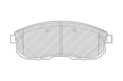 FERODO FDB1559 КОЛОДКИ ТОРМОЗНЫЕ