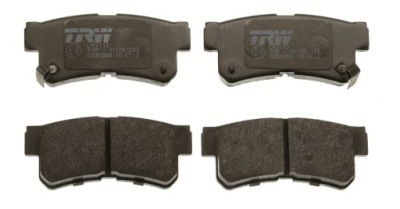 Тормозные колодки ham. hyundai t. highway- trajet 2.0- 2.7 00- 08 фото №1