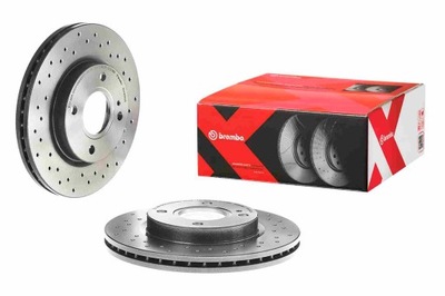 BREMBO DISKU HAM. PRIEK. XTRA FORD FIESTA 08- 