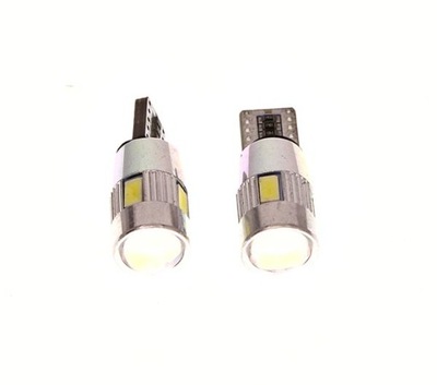 LUZ DIODO LUMINOSO LED W3W 12V/2,5W CALOSZKLANA T10 MAXGEAR  