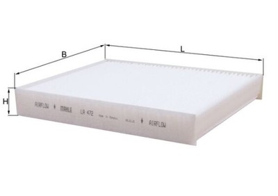 Фильтр кабины knecht la472 фото №1