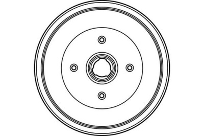 БАРАБАН ТОРМОЗНОЙ ЗАД ПОДХОДИТ DO: AUDI 80 B1, 80 B2, CHERY COWIN, SEAT CO