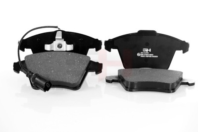 Gh gh-414761 набор тормозных колодок тормозных, тормоза дисковые фото №1