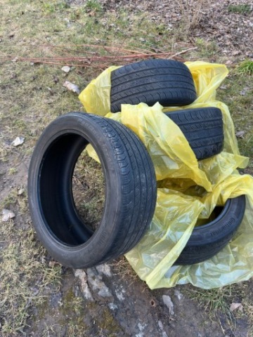 CONTINENTAL PROCONTACT TX 2 225/45 R18 2018 4MM 4 ШТУКИ 