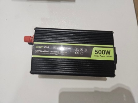 ПЕРЕТВОРЮВАЧ НАПРУГИ GREEN CELL POWERINVERTER LCD 12V 500W / 1000W 