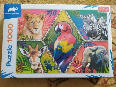 Puzzle Trefl 1000 elementów Zwierzęta