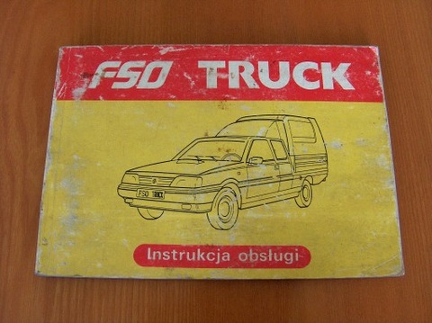 ИНСТРУКЦИЯ FSO POLONEZ TRUCK фото