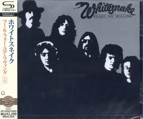 WHITESNAKE Ready An' Willing JAPAN SHM-CD 