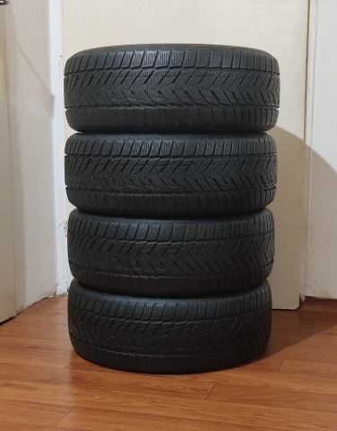 VREDESTEIN 225/55 R16 ШИНЫ ЗИМНИЕ 6,5MM КОМПЛЕКТ 4 ШТУКИ ХОРОШЕЕ СОСТОЯНИЕ 