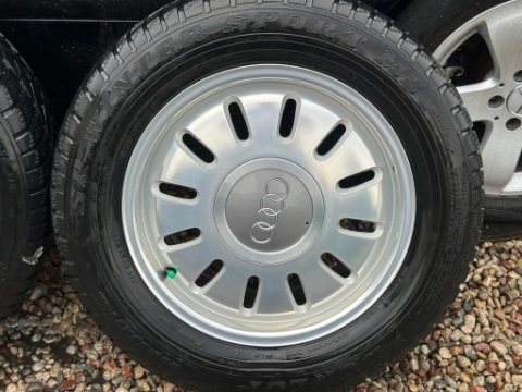 4 X ДИСКИ A8 D2 A4 A6 5X112 КОВАНІ 4D0601025AA ЯК НОВЕ 225/60/16 
