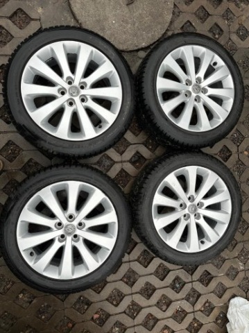 ТИТАНОВІ ДИСКИ Z ШИНАМИ ЗИМОВИМИ 215/50/17 5X105 OPEL GOODYEAR 