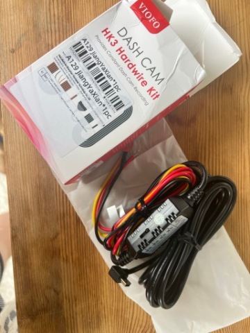 VIOFO HK3 АДАПТЕР ЕЛЕКТРОМЕРЕЖІ 12-24V MINIUSB ФУНКЦIЯ ЗАХИСТУ АКУМУЛЯТОРА 