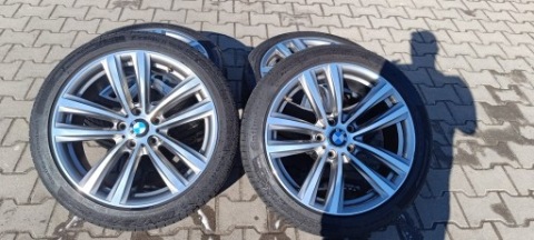ОРИГИНАЛ ТИТАНОВЫЕ ДИСКИ BMW 19CALI СОСТОЯНИЕ ИДЕАЛЬНОЕ Z ШИНАМИ CONTINENTAL 6-7MM 