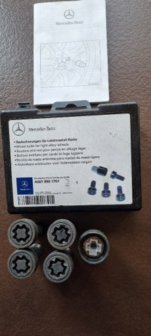 TORNILLOS ZABEZPIECZAJACE LLANTAS MERCEDES OEM  