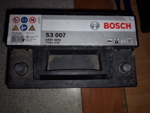 АКУМУЛЯТОР BOSCH S3 007 640A 70AH 