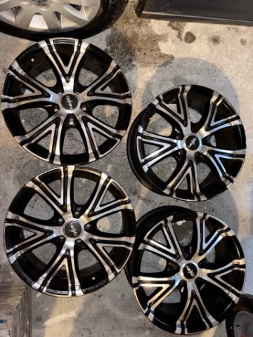 ДИСКИ OXIGIN VTWO ЧОРНИЙ ПОВНИЙ POLISH 7.5X17 ET47 - LK5/112 