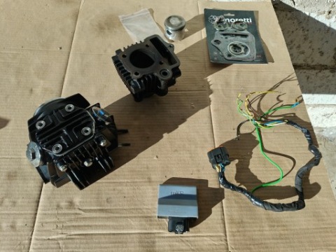 MKR3 ТЮНІНГ DO МОПЕДА 72 CC - GLOWICA, CYLINDER, БЛОК КЕРУВАННЯ HBL ЄВРО 5 