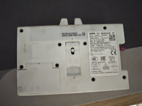 МОДУЛЬ TELEMATYKI BMW ATM 5A53A35 TELEMATIC - BMW G11 G20 G21 G30 G31 