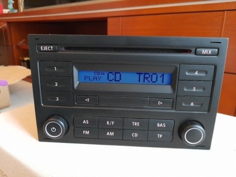 RADIO VW RCD 200 POLO GOLF PASSAT T5 FOX  