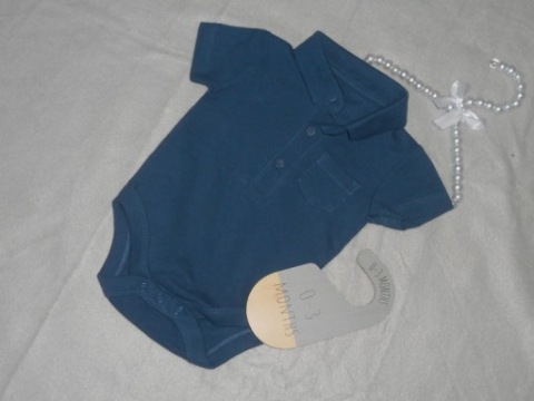 Body bluzka polo bawełna MOTHERCARE 62 cm Nowa #50
