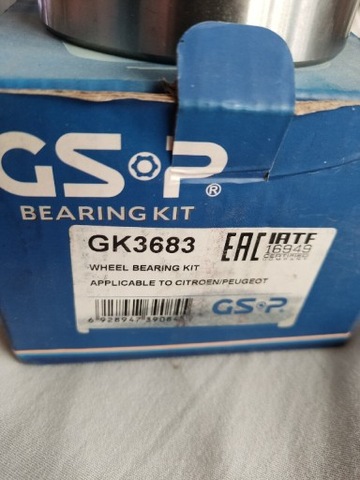 BEARING GSP GK3683. NOWE.  