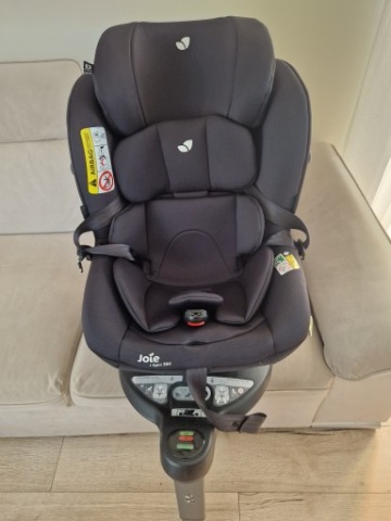 КРІСЛО АВТО JOIE I-SPIN 360 – ЧОРНИЙ 